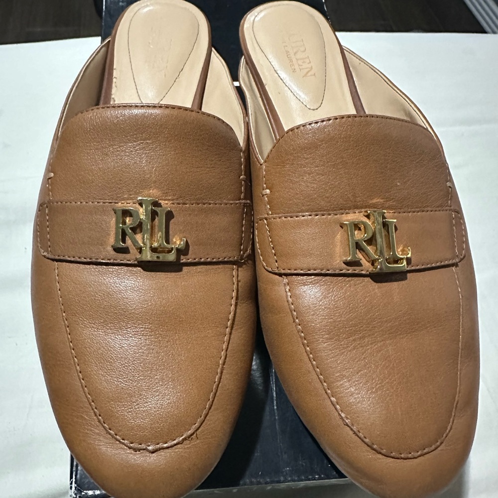 Ralph Lauren Woman’s Brown Leather Loafers